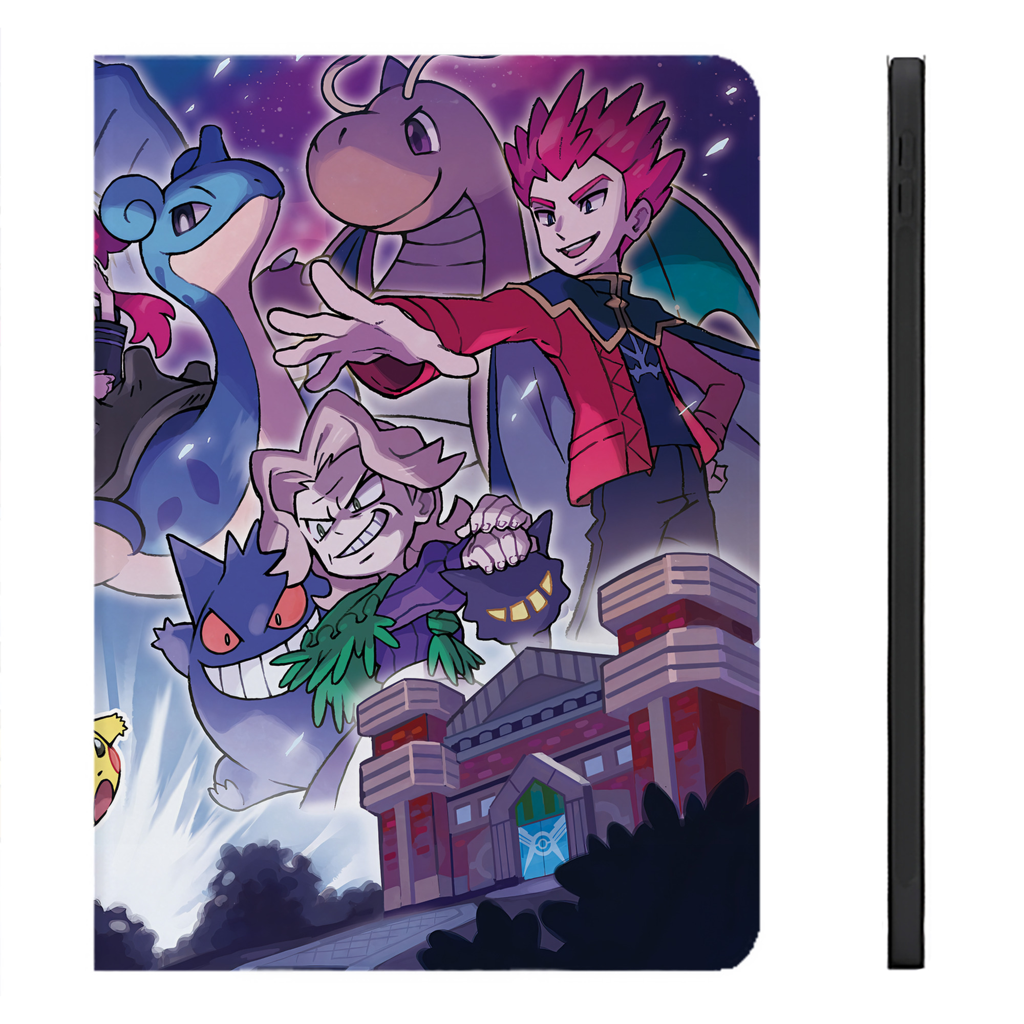 （画像用） ポケットモンスター Pokémon IPadケース ペンホルダー付き ブックスタイルデザイン